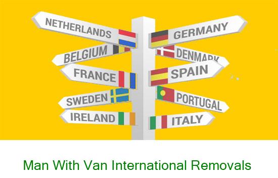 Man With Van international removal company